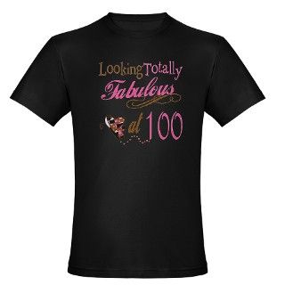 Fabulous 100th T Shirt by fabandfestive