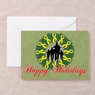 Happy Holidays Wreath Greeting Cards (Pk of 10) by homefronthero