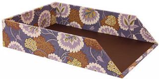 purple bagheera letter tray by harris & jones