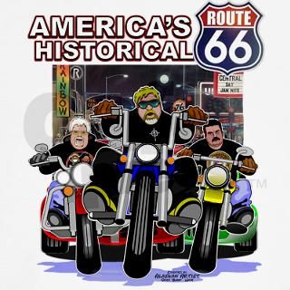 HISTORICAL ROUTE 66 Long Sleeve T Shirt by ROUTE66TEES