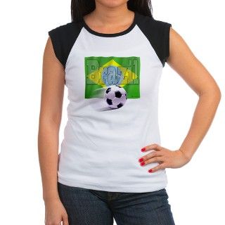 Soccer Flag Brazil Tee by coolcups