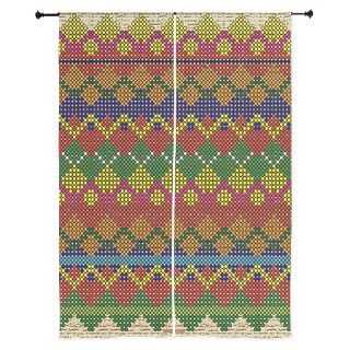 Indian Beadwork 84" Curtains by cheylines