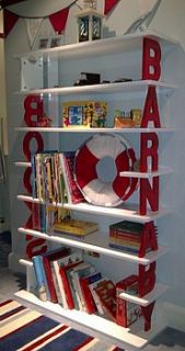 personalised letter shelving by the letteroom