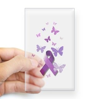 Purple Awareness Ribbon Decal by alondrascreations