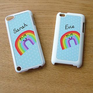 personalised rainbow ipod touch cover by hoobynoo world