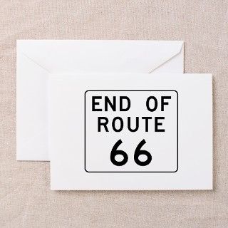 End of Route 66, Illinois Greeting Cards (Pk of 10 by worldofsigns