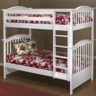 Monster Bedroom Twin over Full Bunk Bed with Built In Ladder