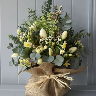 casablanca   spring scented bouquet by the artisan dried flower company
