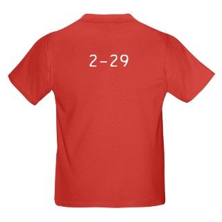 Leap Day Birthday 2 Sided Boys Tee(Red,Blue) by 3rdkindclothing