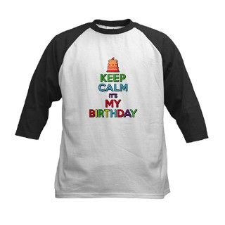 Keep Calm Its My Birthday Baseball Jersey by Admin_CP142414