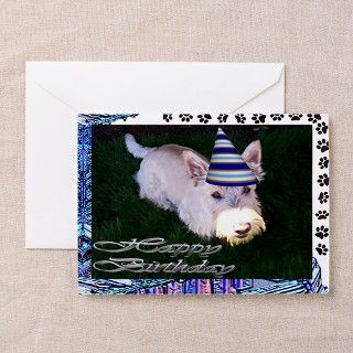 Scottie Dog Greeting Card by scottiedog