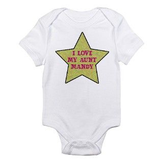 I love my Aunt Mandy Infant Bodysuit by loveyourteebaby