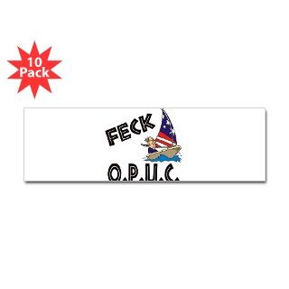 FECK O.P.U.C. Bumper Sticker by boat_t_shirts