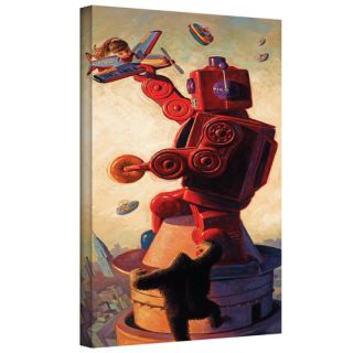 Robokong by Eric Joyner Gallery Wrapped on Canvas