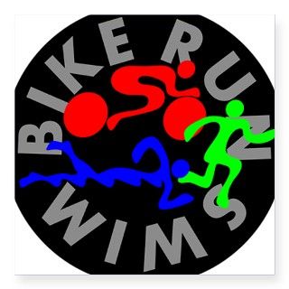 Triathlon Color Figures FLAT Sticker by Admin_CP4469009