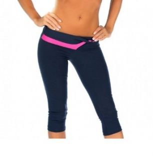 Fitness Etc. Women's Workout Capri Pant with Twist Waist Clothing