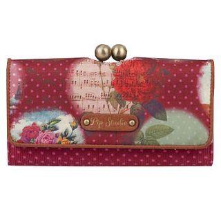 pip remember brighton red l frame wallet by fifty one percent