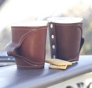 leather cup holder by mr mcgregors