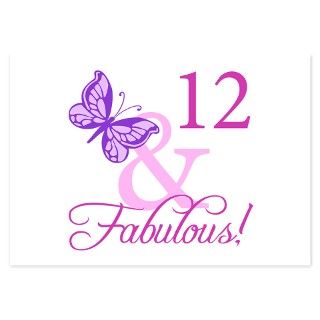 Fabulous 12th Birthday Invitations by BirthdayHumor1