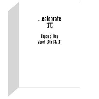 Happy Pi Day Greeting Card [10 pk] by khb3