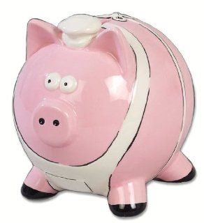 Home ETC This Little Piggy Likes $   Chef Piggy Bank  