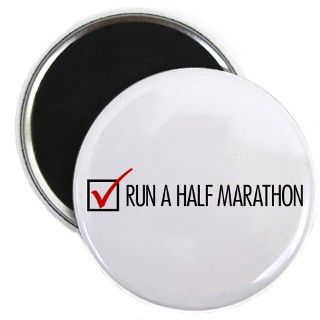 Run a Half Marathon Check Box Magnet by kikodesigns