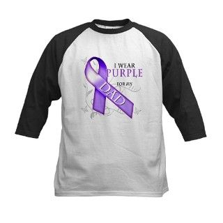 I Wear Purple for My Dad Tee by themagiktees