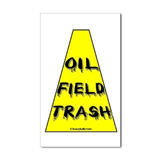 Oilfield Trash Rectangle Decal by boozykelly