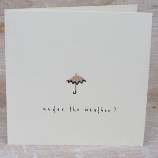 under the weather pencil shaving card by horsfall & wright