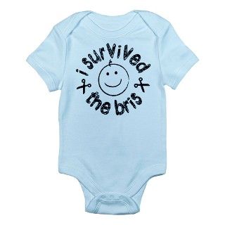 I Survived The Bris Infant Bodysuit by LilSquirtTees