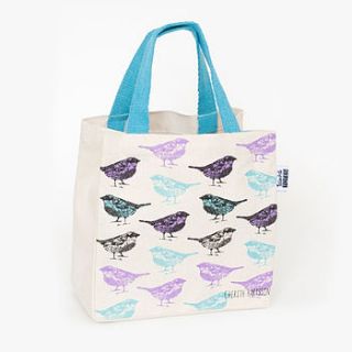 birds lunch bag by cherith harrison