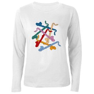Colorful Bass Clarinet T Shirt by zenguin