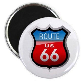 Route 66 Sign Magnet by paloaltodesign