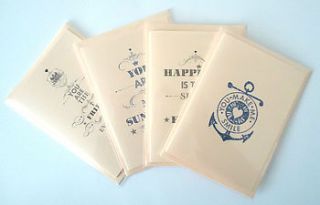 pack of four 'make someone's day' cards by ros shiers