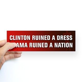 Obama Ruined A Nation Bumper Sticker by TeaPartyGearShop