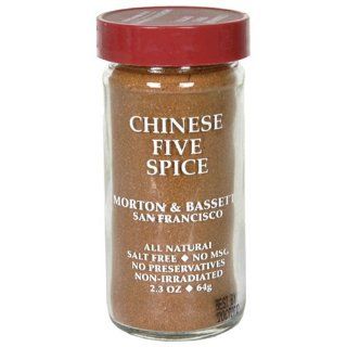 Morton & Bassett Chinese 5 Spice, 1.9 Ounce Jars (Pack of 3)  Chinese Five Spice  Grocery & Gourmet Food