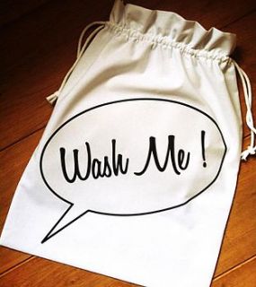 personalised pants bag by build a bag