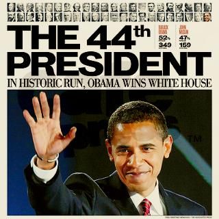 Obama The 44th President T Shirt by blue_america
