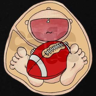 San Francisco 49ers Baby in Belly T Shirt by feelingartsy