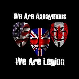 We Are Legion   Anonymous 3" Lapel Sticker (4 by BritishDesignsAtTheirBest