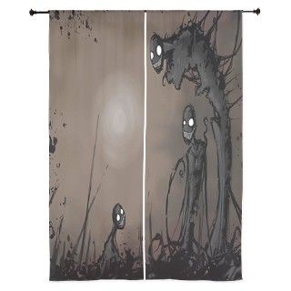 Gothic Evil Monsters Curtains by brucestenthave