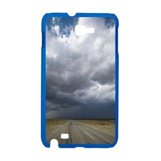 Landscape with tar road and storm Galaxy Note Case by Admin_CP35497297