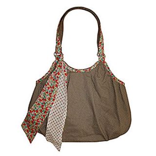 fabric shoulder bag by lily and lime