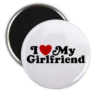 I Love My Girlfriend Magnet by perketees