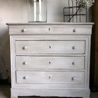 vintage painted chest of drawers by ruby and betty's attic
