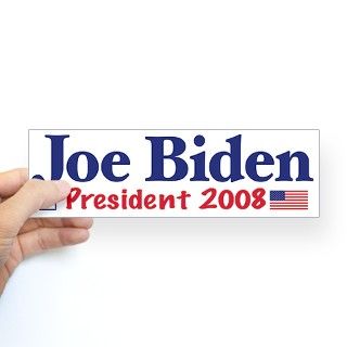 Joe Biden Vote Blue 2008 Bumper Bumper Sticker by buttonzup