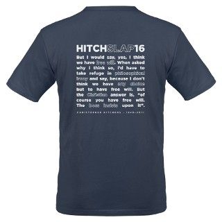 Christopher Hitchens Hitchslap 16 Blue T Shirt by hitchslap