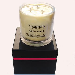 large natural candles by nazareth gifts
