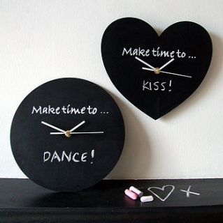 'make time' blackboard clock by remade