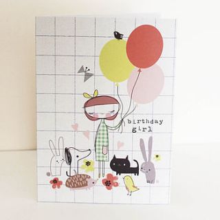 birthday girl card by ichi ni three
